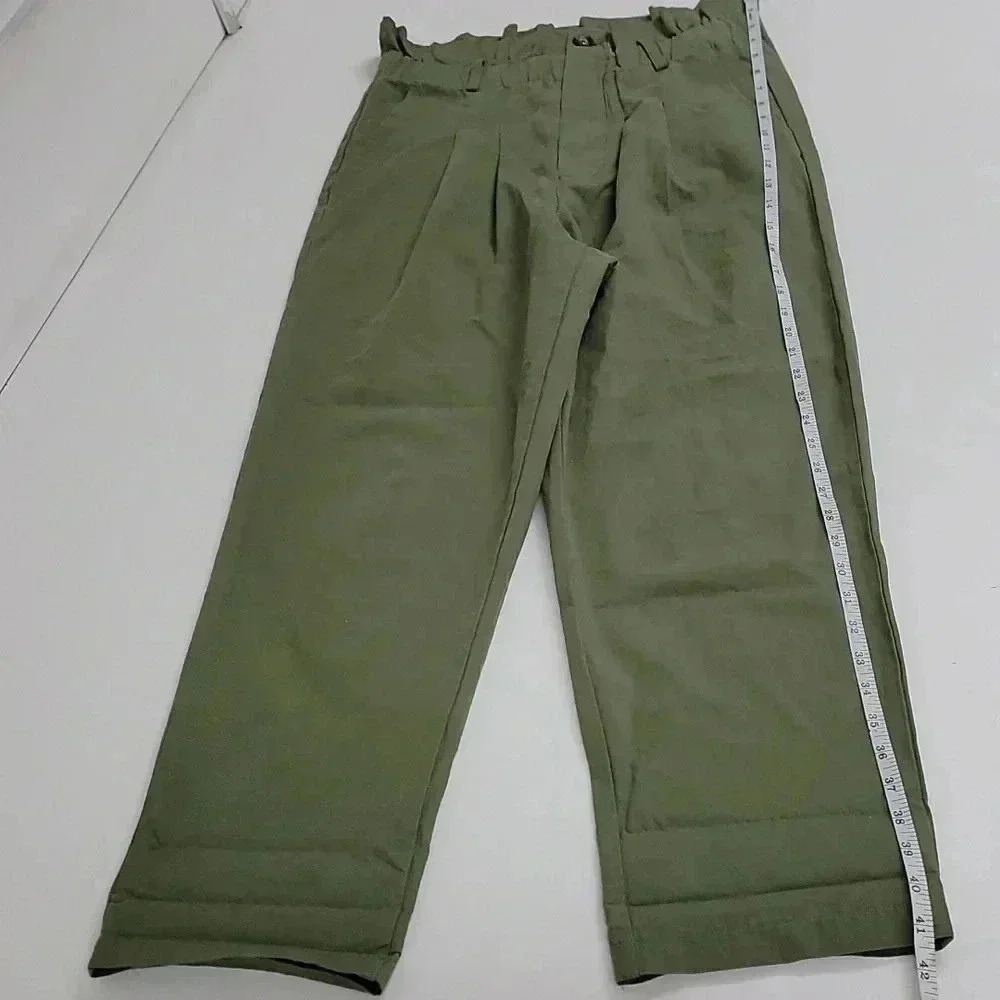7 for allmankind Green Pants - Picture 2 of 12